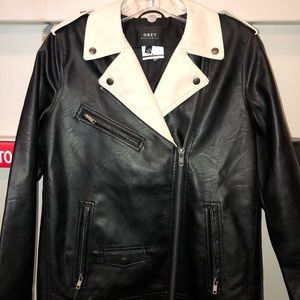 Obey Defiant Rose Moto Jacket (women’s)